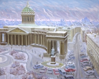 Twilight at the Kazan Cathedral