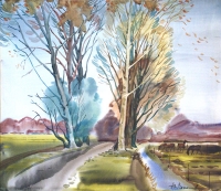 Autumn come, watercolour