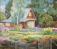 Garden in the village of Terpigorev