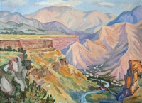 Gorge Deseg. Oil, canvas