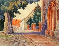 Under kashtanian, watercolour